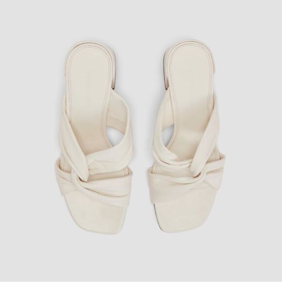 New Everlane The Day Twist Heel in Canvas Size 6